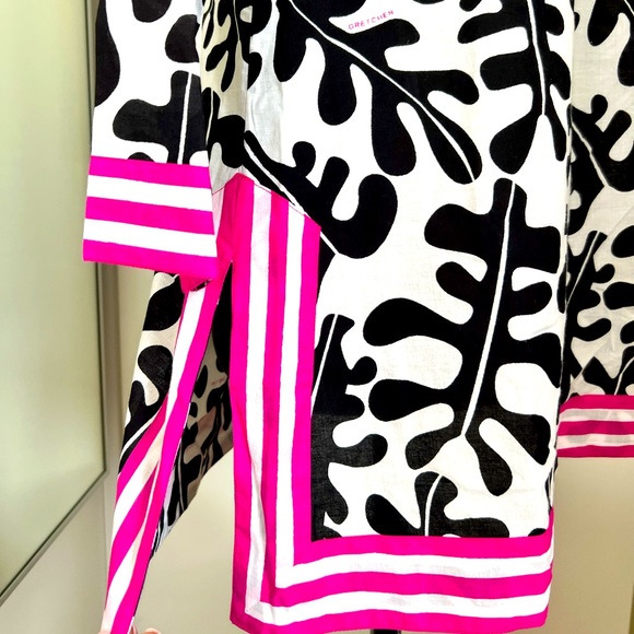 Gretchen Scott Designs Tunic. Size MED. Wear with white jeans or as a coverup! - Picture 4 of 6